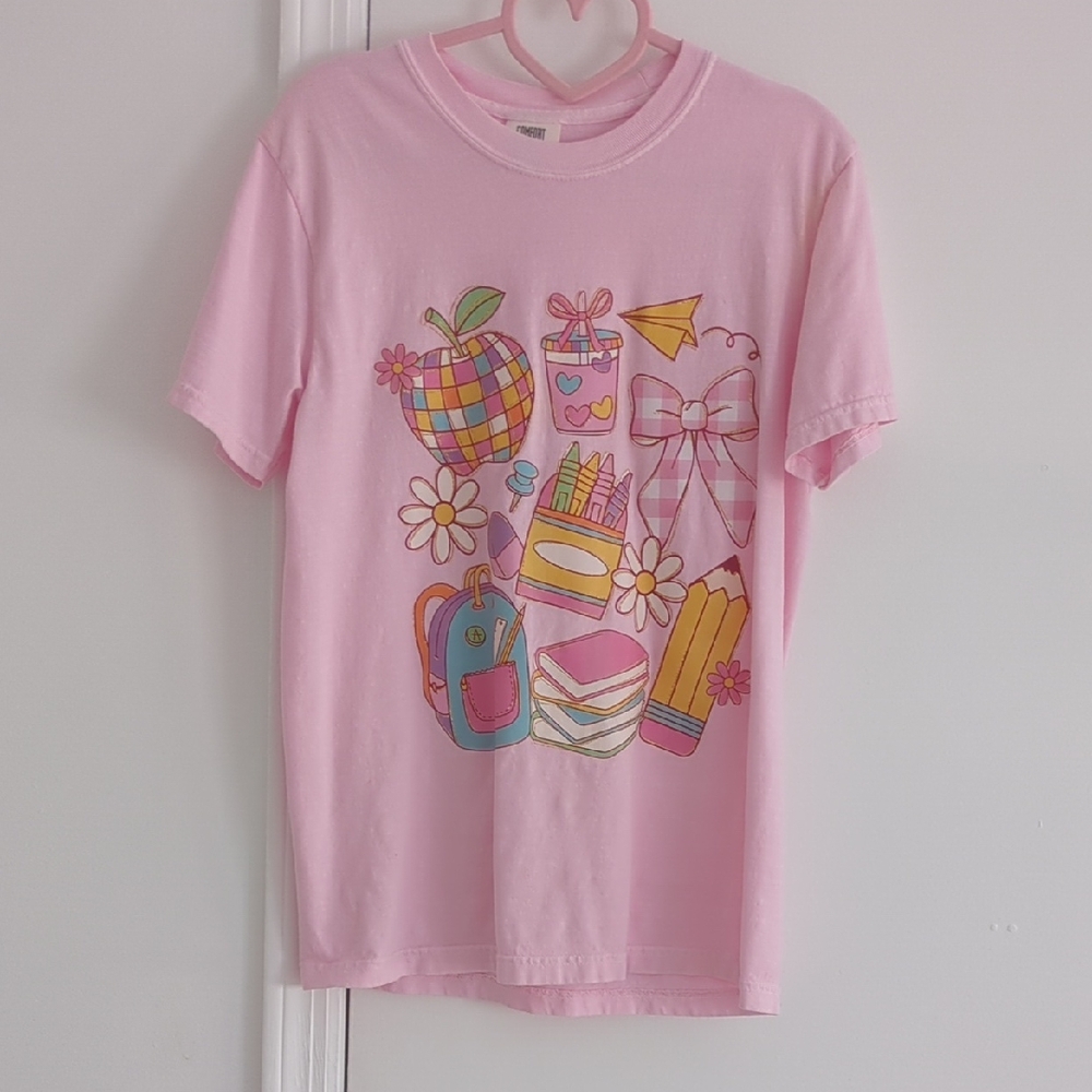 Pink Graphic Kids T-Shirt